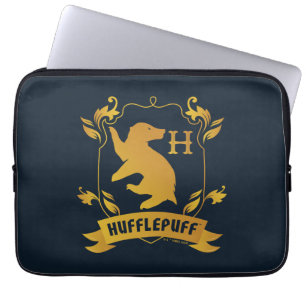 Ornate HUFFLEPUFF™ House Crest Laptop Sleeve