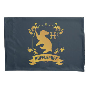 Ornate HUFFLEPUFF™ House Crest Pillowcase