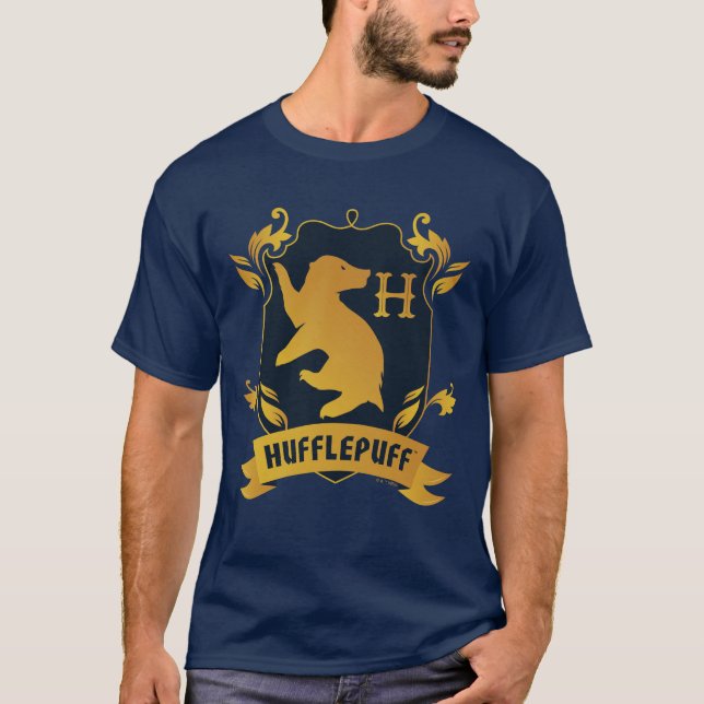 Ornate HUFFLEPUFF™ House Crest T-Shirt (Front)