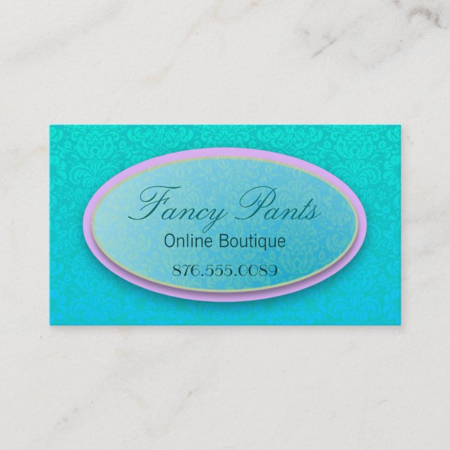 Ornate Lace Business Card (Front)