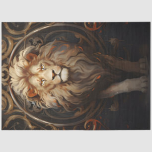 Ornate Lion Tissue Paper