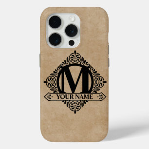 Ornate Monogram Design Case-Mate iPhone Case