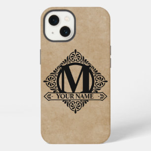 Ornate Monogram Design Case-Mate iPhone Case