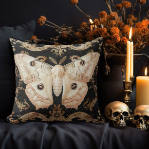 Ornate Moth Design Cushion