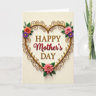 Ornate Mothers Day Frame Card