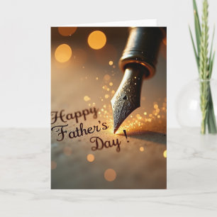 Ornate Nib Sweet Fathers Day Card