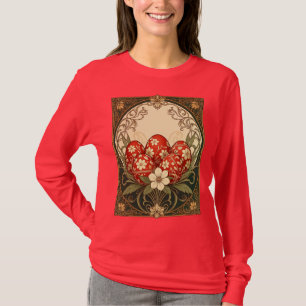 Ornate Nowruz Table Decorative Egg Celebration T-Shirt
