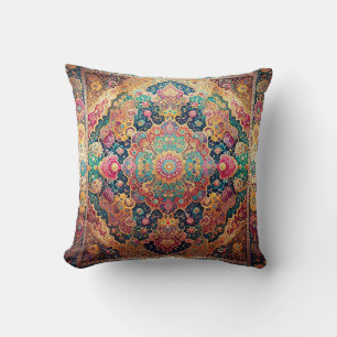 Ornate Oriental Tapestry Cushion