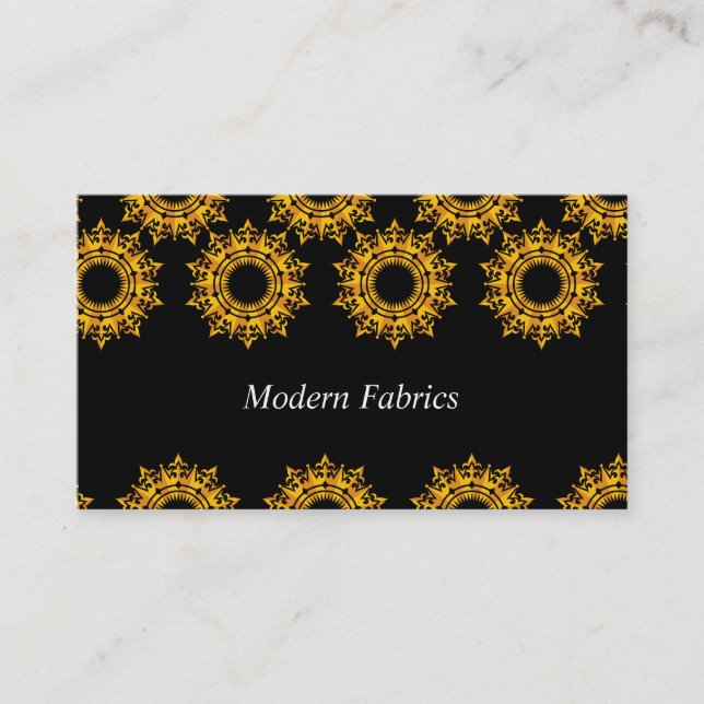 Ornate Pattern Business Card (Front)