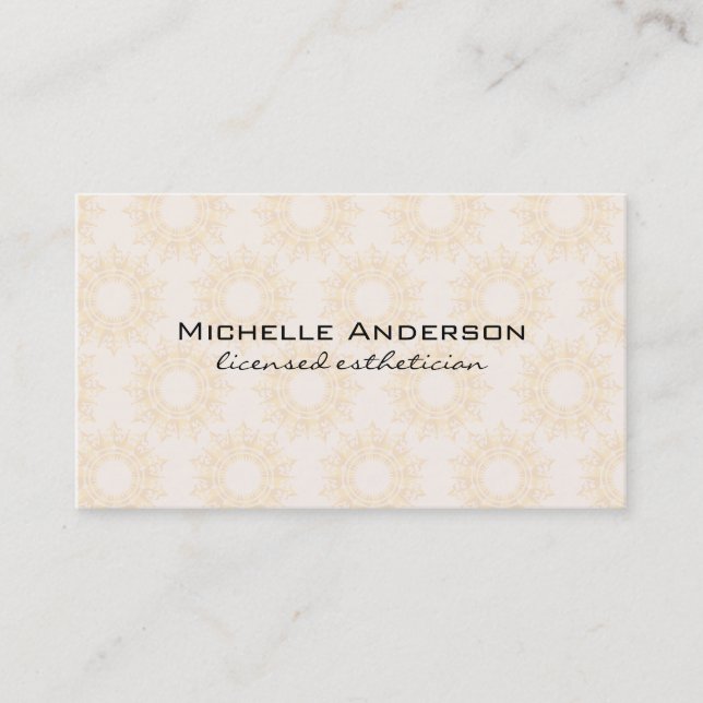 Ornate Pattern Business Card (Front)