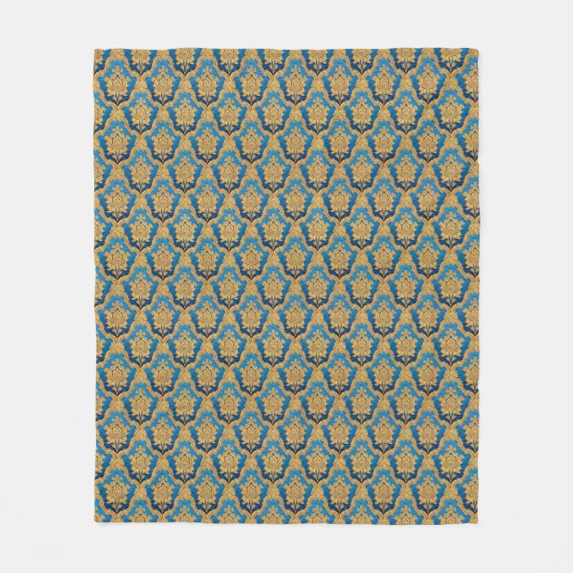 Ornate Pattern Fleece Blanket (Front)