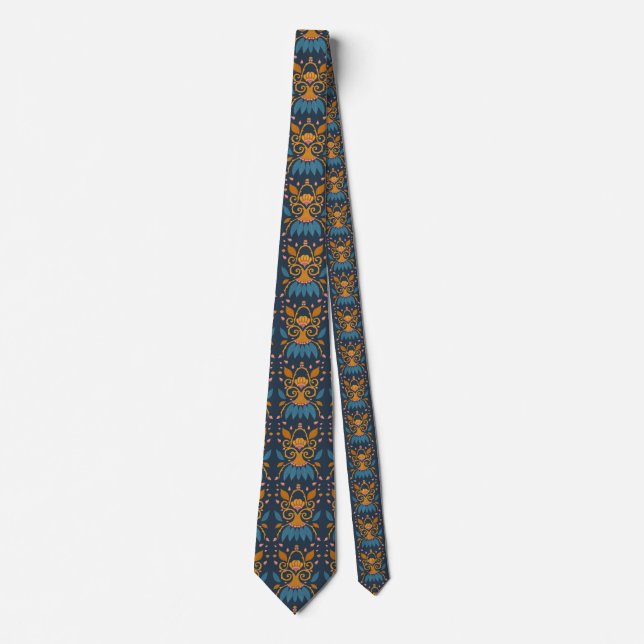Ornate pattern Medieval style  Tie (Front)