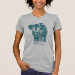 Ornate Patterned Elephant Art Wild and Free T-Shirt<br><div class="desc">Ornate henna tattoo inspired ornate patterned elephant art with 'wild and free' quote which can be changed to your own text or deleted.</div>