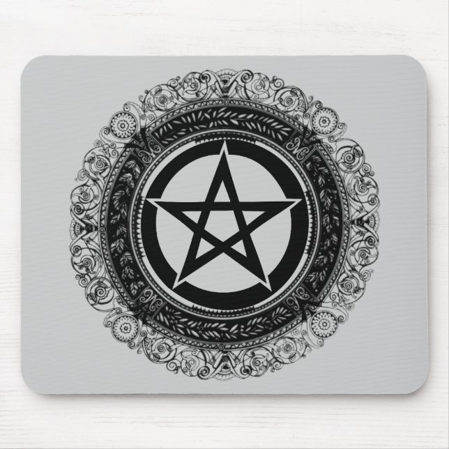 Ornate Pentacle Mouse Mat (Front)