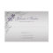 Ornate Purple Silver floral Swirls RSVP