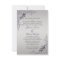Ornate Purple Silver Floral Swirls Weddings