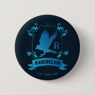 Ornate RAVENCLAW™ House Crest 6 Cm Round Badge