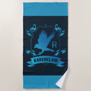 Ornate RAVENCLAW™ House Crest Beach Towel