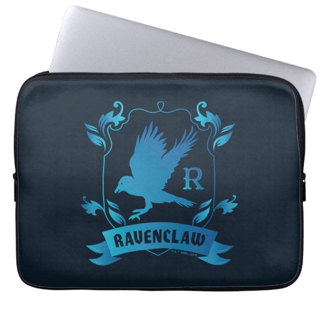 Ornate RAVENCLAW™ House Crest Laptop Sleeve (Front)