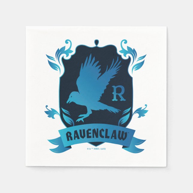 Ornate RAVENCLAW™ House Crest Napkin (Front)