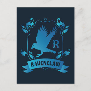 Ornate RAVENCLAW™ House Crest Postcard