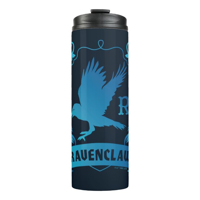 Ornate RAVENCLAW™ House Crest Thermal Tumbler (Front)