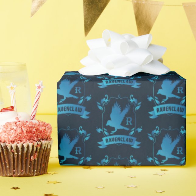 Ornate RAVENCLAW™ House Crest Wrapping Paper (Birthday Party)