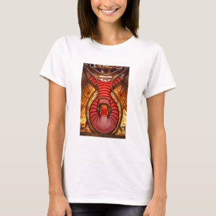 Ornate red stairway, Portugal T-Shirt