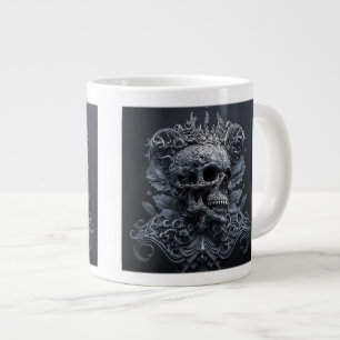 Ornate Skull Jumbo Mug
