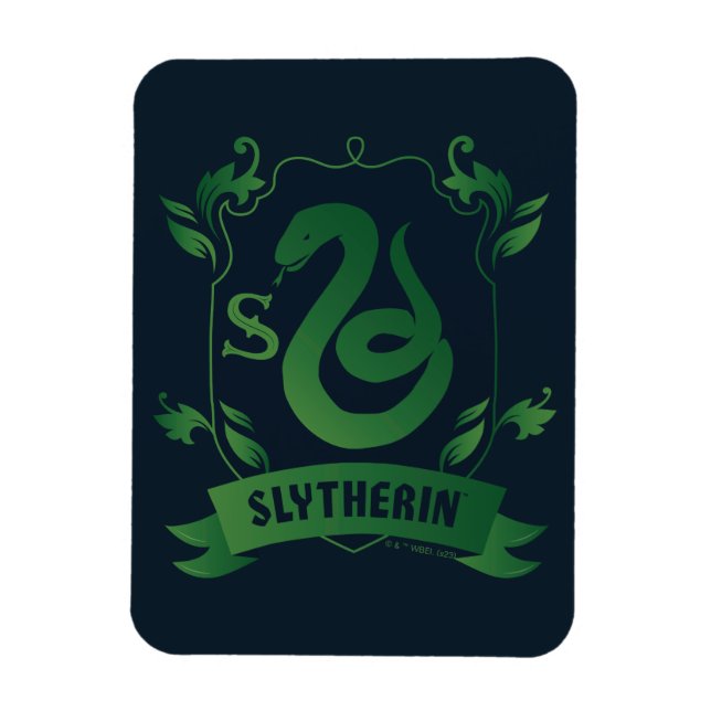 Ornate SLYTHERIN™ House Crest Magnet (Vertical)