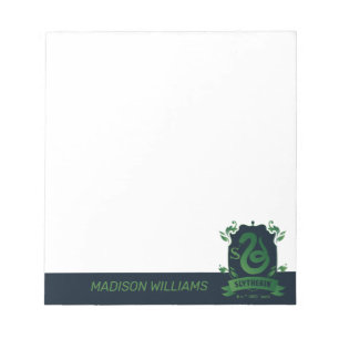 Ornate SLYTHERIN™ House Crest Notepad