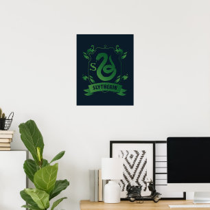 Ornate SLYTHERIN™ House Crest Poster