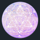 Ornate Star of David Jewish  Classic Round Sticker<br><div class="desc">Star of David</div>