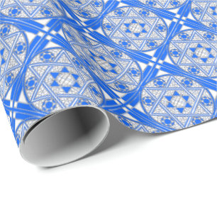 Ornate Star of David Wrapping Paper