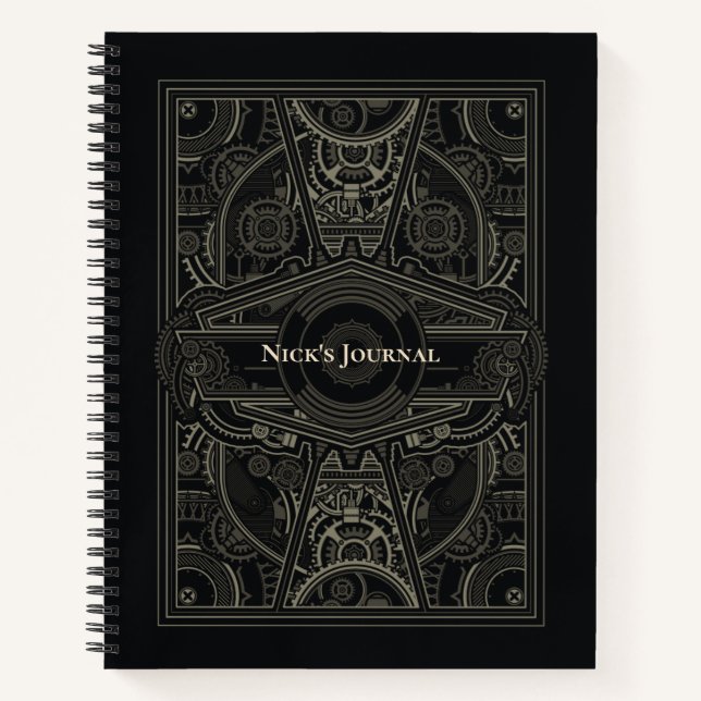 Ornate Steampunk Journal (Front)