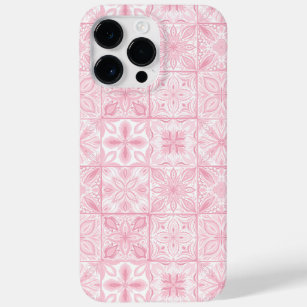 Ornate tiles in pink  Case-Mate iPhone 14 pro max case