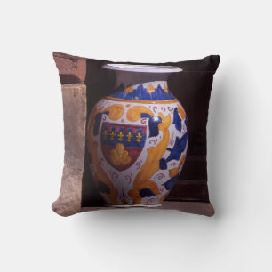 Ornate vase Gubbio Umbria Italy Poster Plaque Cushion