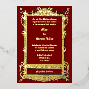 Ornate Vintage Art Nouveau 1913 Wedding