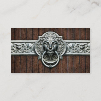Ornate Vintage doorknocker #1D general purpose Business Card