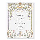 Ornate Vintage Frame Bohemian WELCOME Wedding