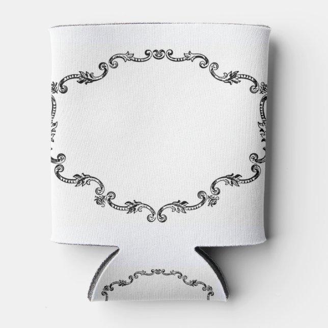 Ornate Vintage Frame Can Cooler (Front)