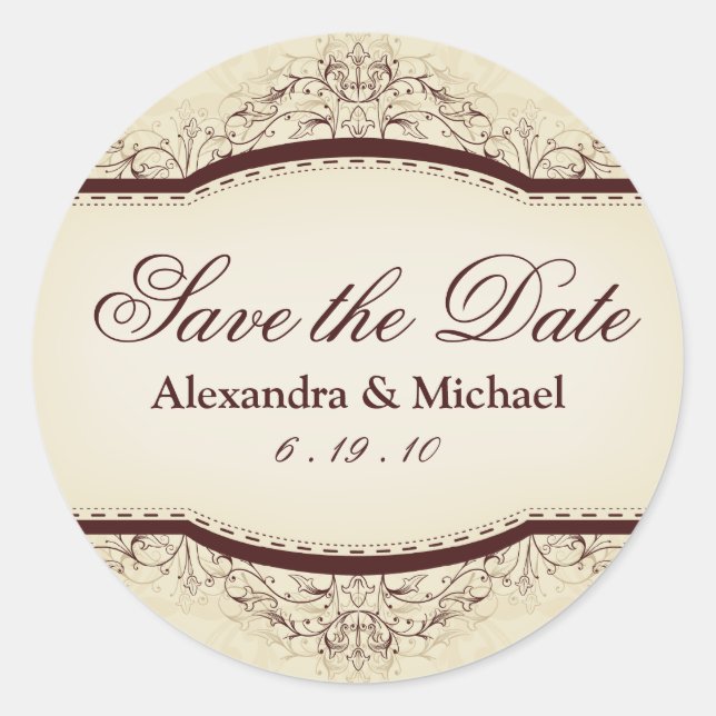 Ornate Vintage Stickers (Front)