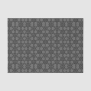 Ornate Webbed Pattern in Shades of Grey Tissue Paper