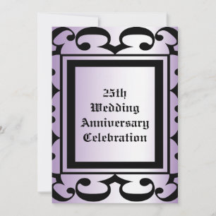 Ornate Wedding Anniversary Invitation