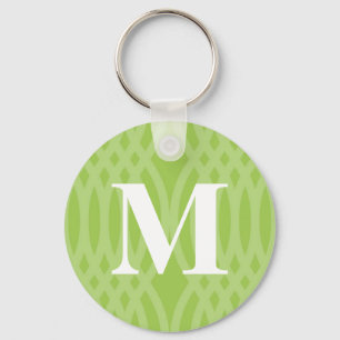 Ornate Woven Monogram - Letter M Key Ring