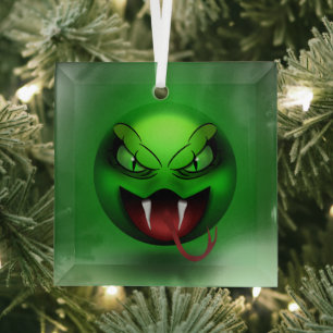 Ornement En Verre Snakemoji Glass Tree Decoration