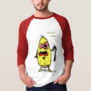 Ornery Corn Mens Raglan T-Shirt