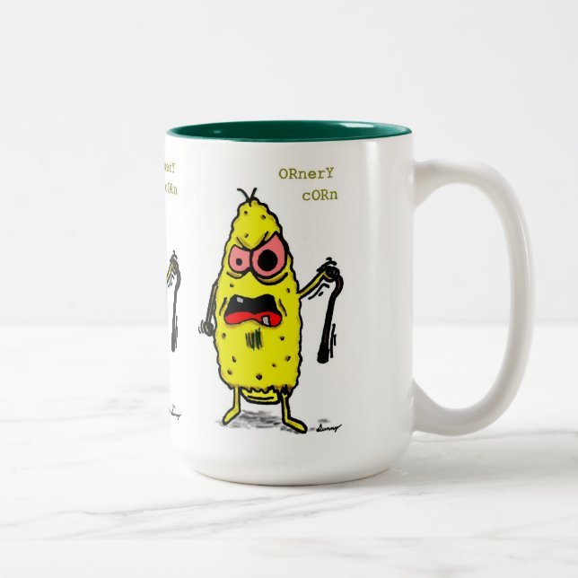 Ornery Corn Mug (Right)
