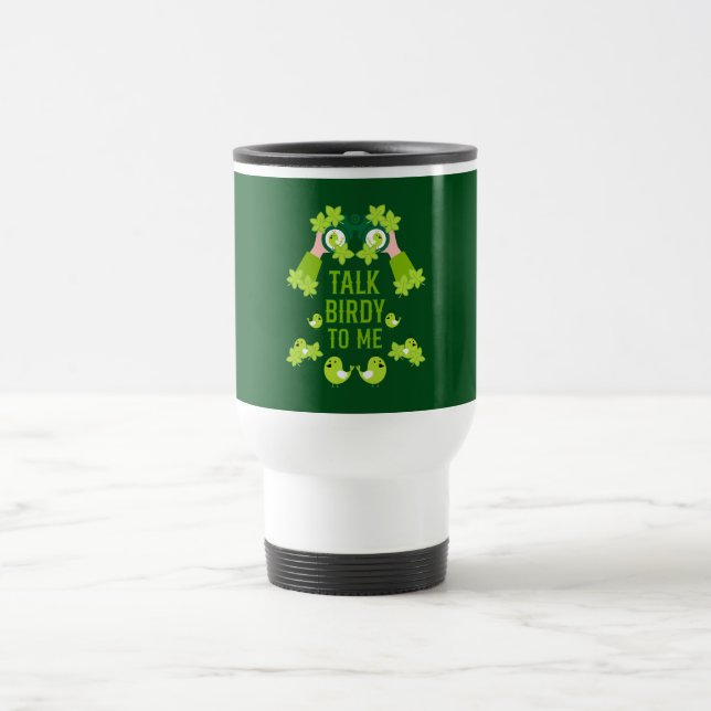 Ornithologist Birdwatcher Travel Mug (Center)