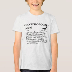 Ornithologist Definition - Vogelkunde (Birdwatchin Tri-Blend Shirt
